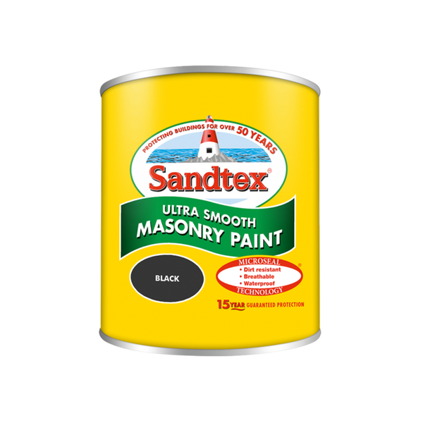 Sandtex Microseal Smooth Masonry Black 150ml