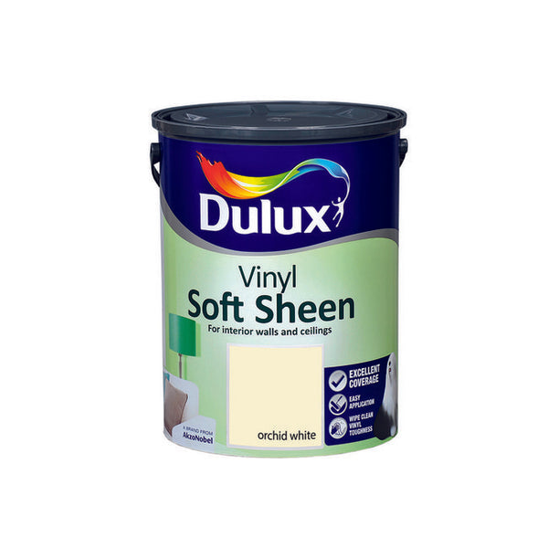 Dulux Vinyl Soft Sheen Orchid White  5L