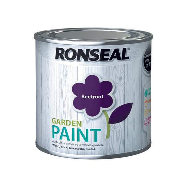 Ronseal Garden Paint 250ml Beetroot