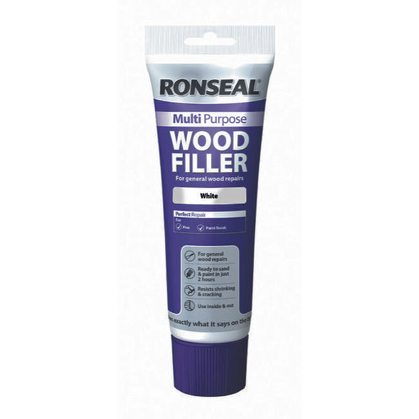 Ronseal Multi Purpose Wood Filler Tube 325g White