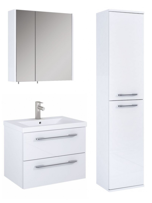 Sonas Otto Plus Gloss White Wall Hung Unit Furniture Pack  - *Special Offer