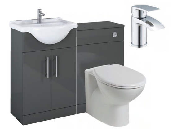 Sonas Belmont Gloss Grey Vanity Pack-Corby - *Special Offer
