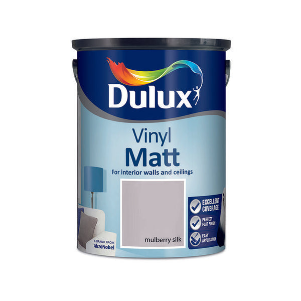 Dulux Vinyl Matt Mulberry Silk 5L