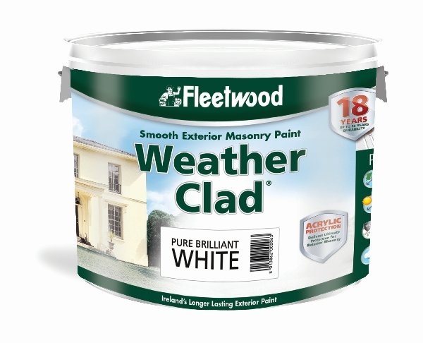 Fleetwood Weatherclad Smooth Masonry Paint 10 Litre