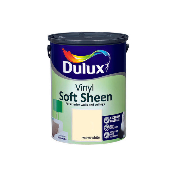 Dulux Vinyl Soft Sheen Warm White  5L