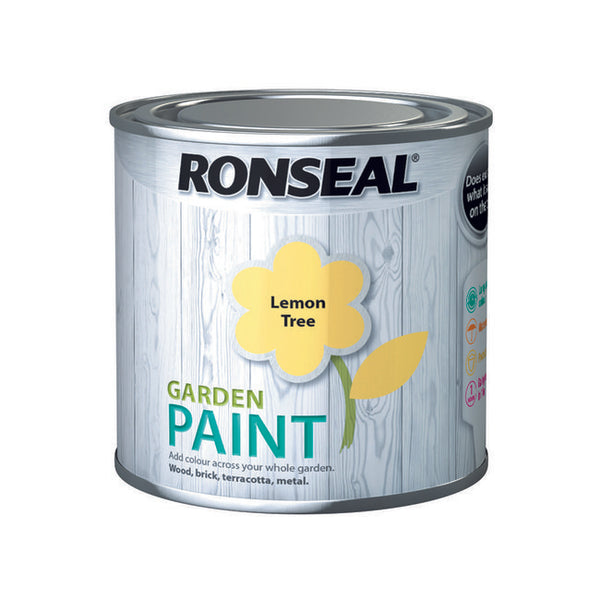 Ronseal Garden Paint 250ml Lemon Tree