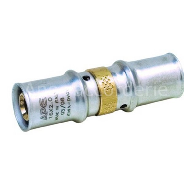 APE Ap103 Straight Coupler - Ø16 (2.0) X Ø16 (2.0)