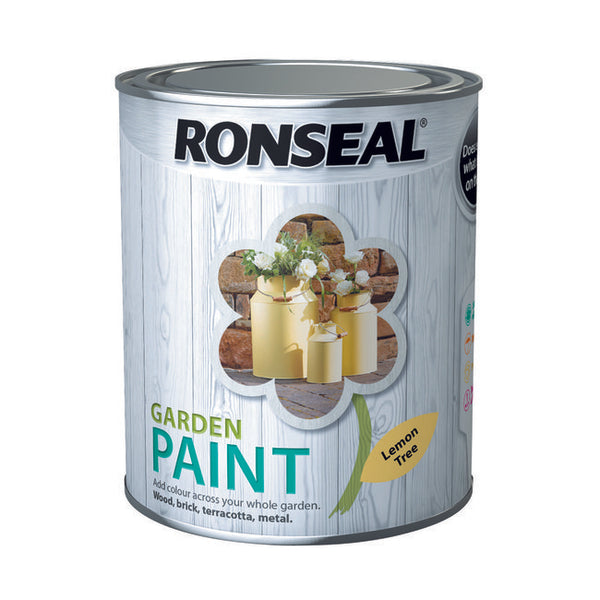 Ronseal Garden Paint 750ml Lemon Tree