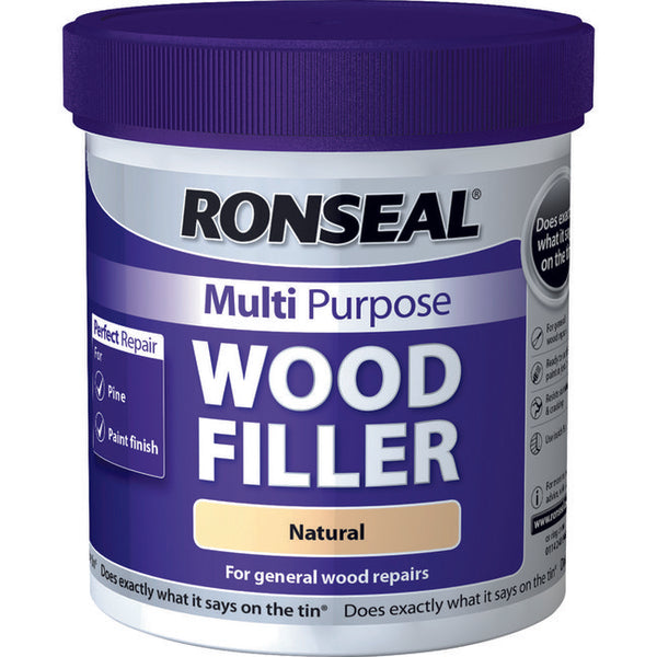 Ronseal Multi Purpose Wood Filler Tub 930g White