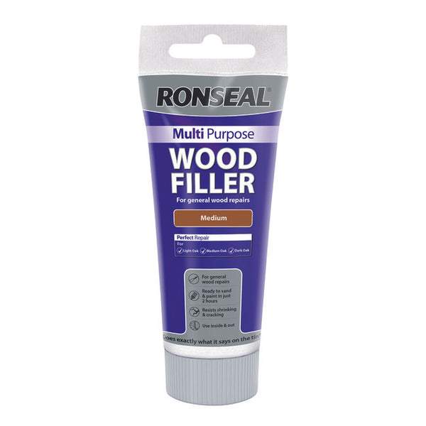 Ronseal Multi Purpose Wood Filler Tube 325g Medium