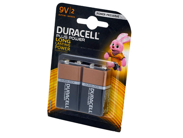 Duracell 9V Battery Twin Pack